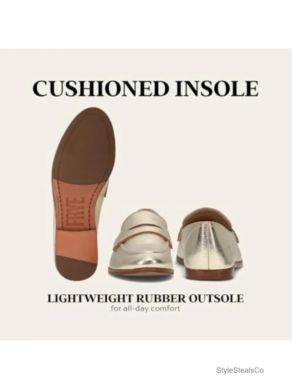 Leather Slip-On Loafers - Cushioned Work Shoes - Business Casual